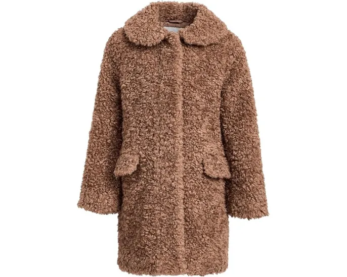 Детское пальто Janie and Jack из искусственного меха бежевого цвета