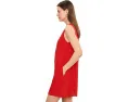 Мини-платье Embroidered Shift Madewell из 100% льна с вышивкой