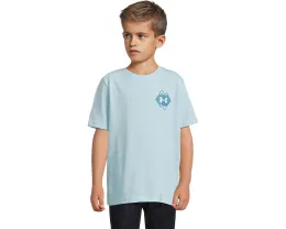 Детская футболка Under Armour Mountain Logo с круглым вырезом и короткими рукавами