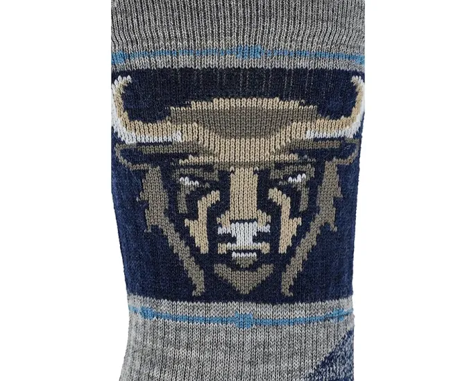 Носки Smartwool Hike Light Cushion Bison Crew с легкой амортизацией