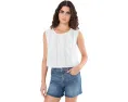 Топ Alana Madewell с кружевной шнуровкой хлопковый