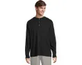 Хенли L.L.Bean Carefree Unshrinkable Tee с длинным рукавом из мягкого хлопка