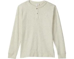 Футболка поло Textured Henley Janie and Jack с воротником на пуговицах
