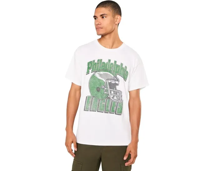 Футболка Junk Food Clothing NFL Philadelphia Eagles с ретро шлемом