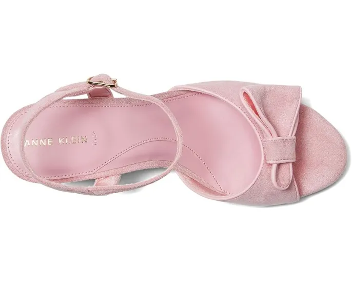 Босоножки Anne Klein Rosy на устойчивом каблуке с бантом и регулируемой пряжкой