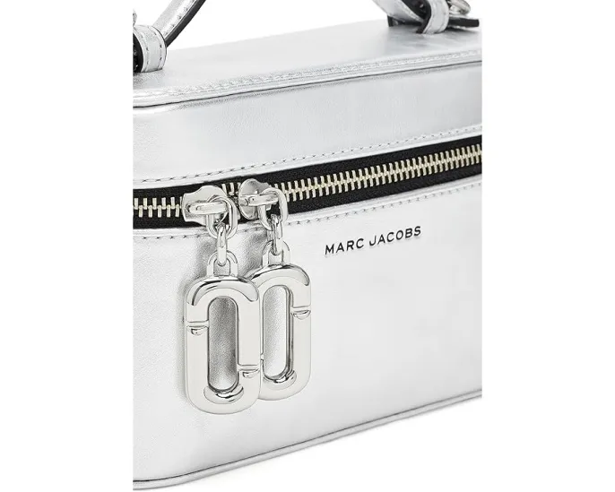 Косметичка Marc Jacobs с металлическим эффектом J Marc Vanity Bag