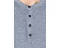 Футболка John Varvatos Elm Henley с длинным рукавом