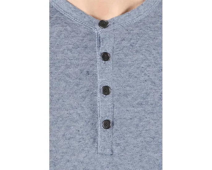 Футболка John Varvatos Elm Henley с длинным рукавом