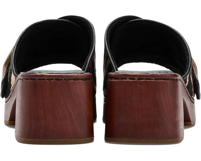 Сандалии Born Bangle на платформе с деревянным эффектом и пряжкой