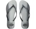 Глянцевые шлепанцы Havaianas Slim Gloss с блестками
