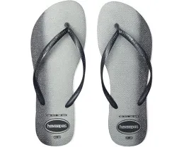 Глянцевые шлепанцы Havaianas Slim Gloss с блестками
