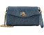 Lauren Ralph Lauren кроссбоди кошелек Washed Denim Tanner из денима