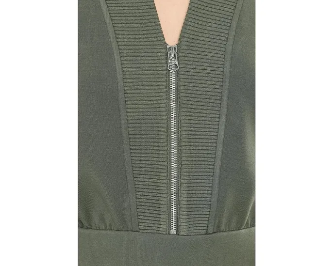 Polyanna 1/2 Zip Dress
