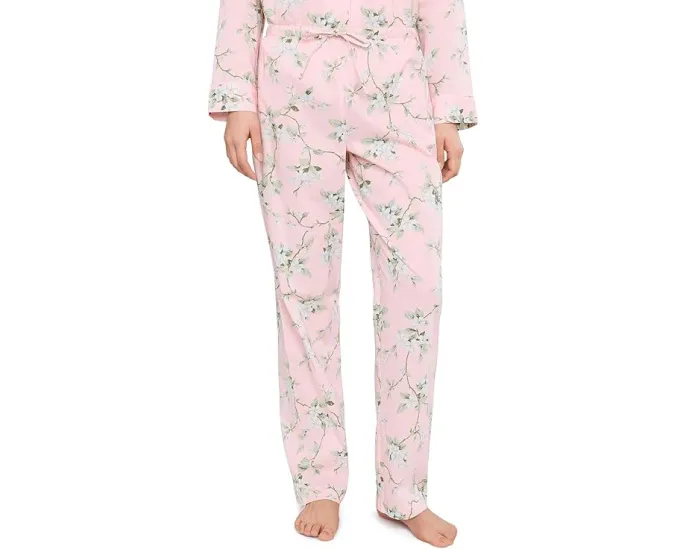 Пижамный комплект Lauren Ralph Lauren из батиста с длинными брюками
