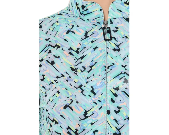 Топ Jamie Sadock с длинным рукавом и четвертью молнии Sunsense Shattered