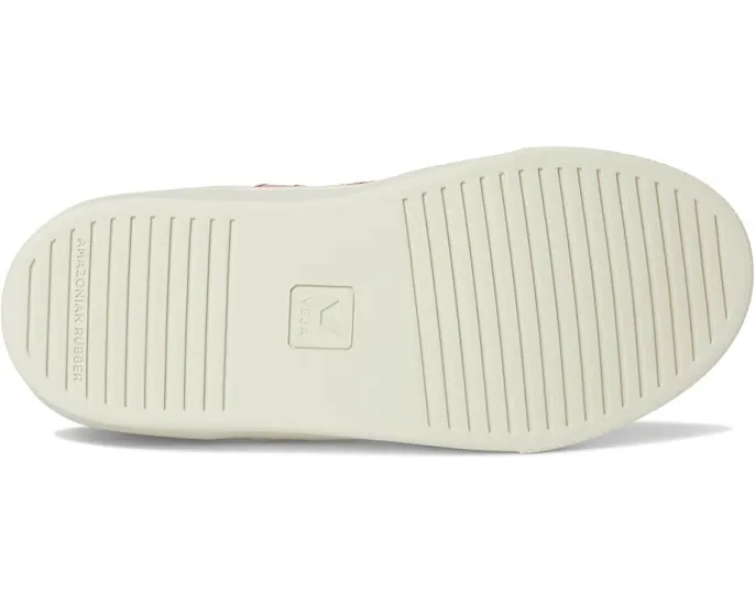 Детские кроссовки VEJA Small V-10 Chromefree из кожи с липучкой