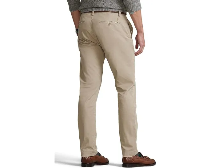 Брюки-чиносы Polo Ralph Lauren Stretch Straight Fit с вышивкой маяков