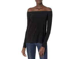 Norma Kamali Long Sleeve Off Shoulder Top топ с открытыми плечами и длинным рукавом