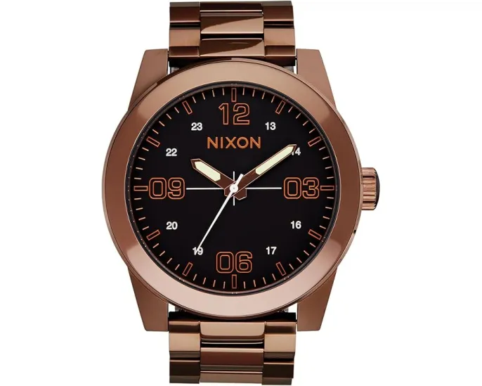 Наручные часы Nixon Corporal из нержавеющей стали с тактильным дизайном