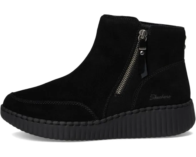 Ботинки SKECHERS Wilshire Blvd с замшевым верхом, клиновидным каблуком и стелькой Memory Foam