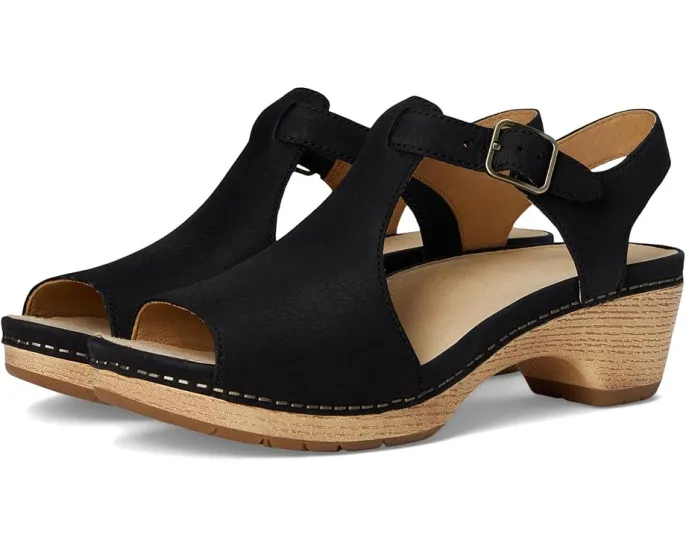 Туфли Laverne с открытым мыском и ремешком на щиколотке от Dansko