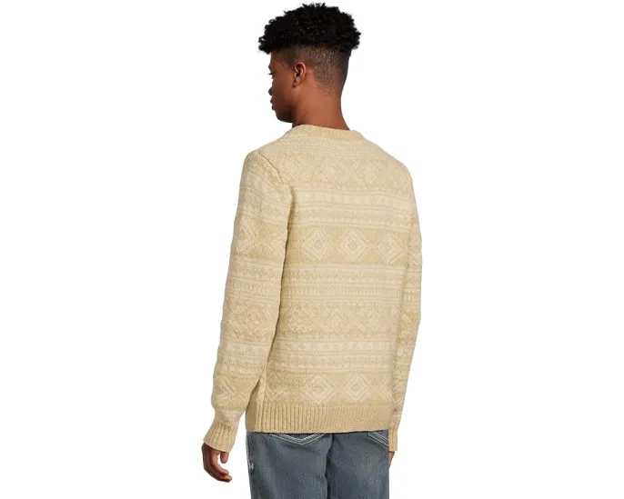 Классический свитер L.L.Bean из рагг-вул с круглой горловиной и узором Fair Isle