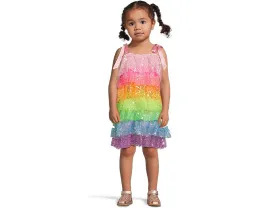 Платье Neon Sequin Ruffle Dress от Lola and The Boys с рюшами