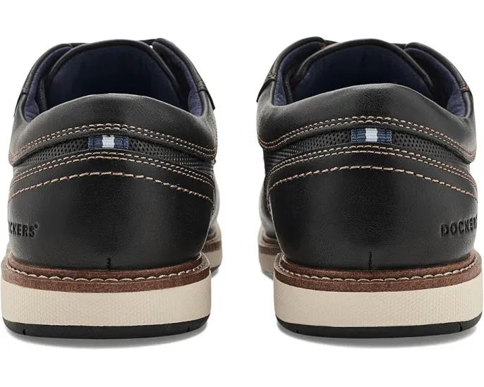 Dockers мужские туфли Halstead из черной экокожи