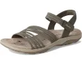 Водостойкие сандалии Skechers Reggae Slim Coffee Run с технологией Stretch Fit и стелькой Memory Foam