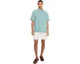 Рубашка Barbour Nelson Short Sleeve Summer Fit из льняной смеси с коротким рукавом