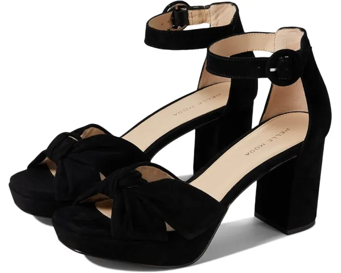 Сандалии Pelle Moda Anesa 2 с узлом и массивным каблуком