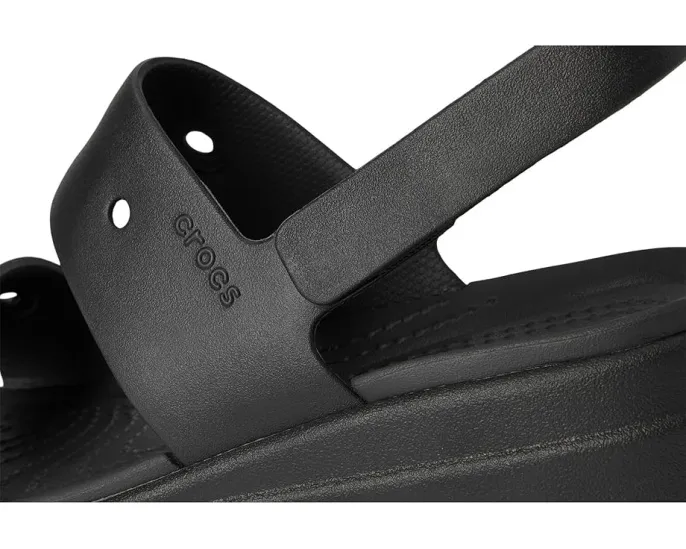 Сандалии Crocs Brooklyn 4U на низком клине с регулируемым ремешком и стелькой из ЭВА