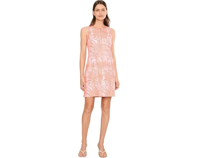 Платье Palm-A-Dora Split-Neck с вырезом и застежкой-молнией от Tommy Bahama