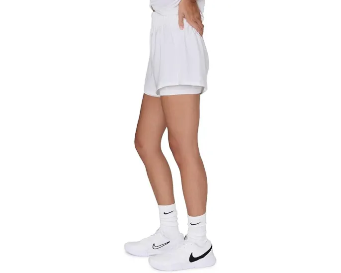 Nike Dri-FIT шорты 2-в-1 с высокой талией и внутренним слоем 8 см