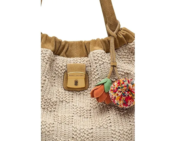 Летняя сумка-тоут Marc Jacobs The Summer Woven Cristina из плетеной ткани