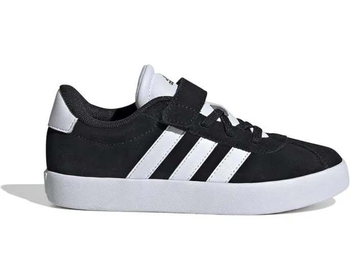 Кроссовки Adidas VL Court 3.0 с эластичными шнурками для детей