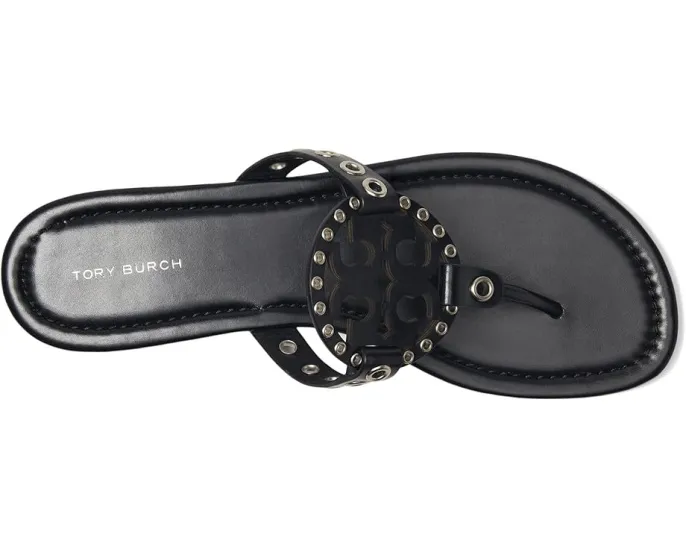 Босоножки Tory Burch Miller Eyelet с металлическими люверсами и логотипом