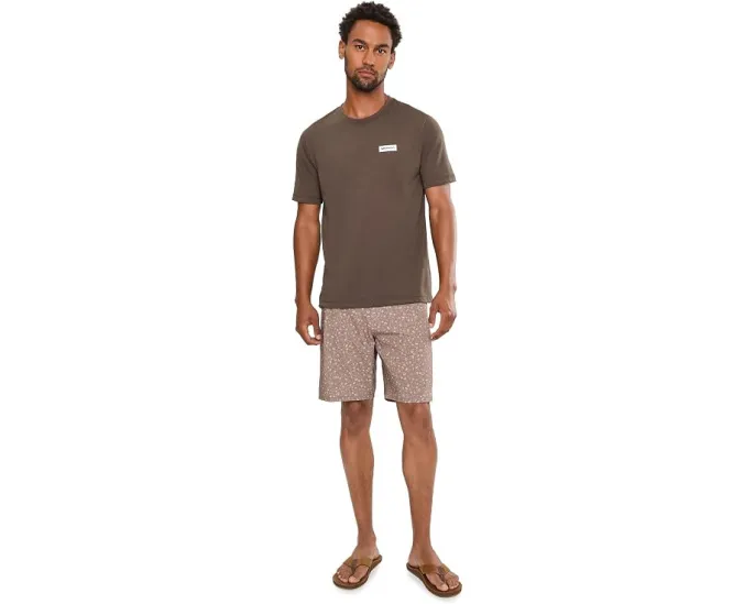 Футболка RVCA Icon Short Sleeve с принтом и резиновой нашивкой