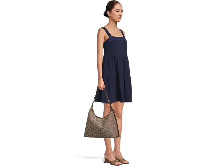 COACH сумка Juliet через плечо из фирменного жаккарда