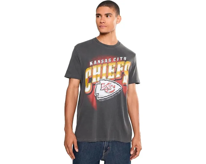 Футболка Junk Food Clothing NFL Kansas City Chiefs Shadow Vintage