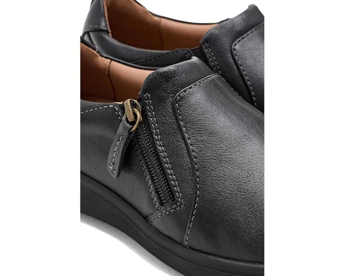 Кеды Clarks Nalle Lilac на шнуровке из черной кожи