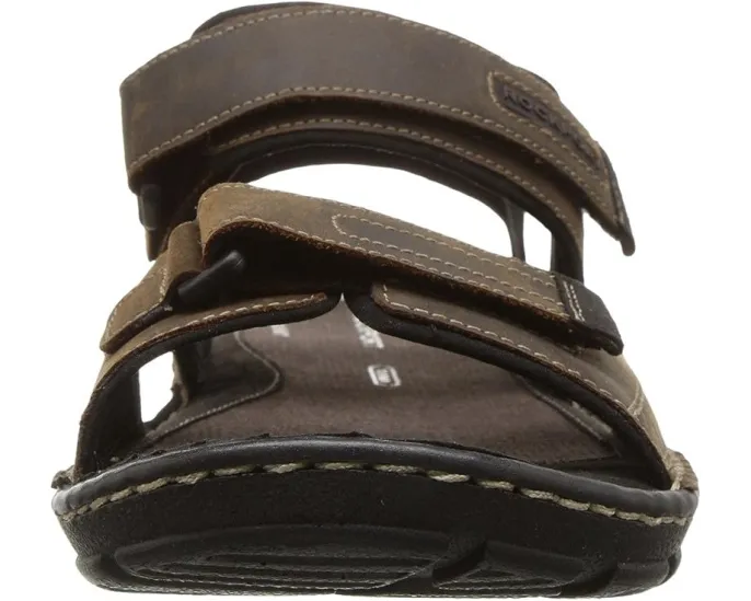 Сандалии Rockport Darwyn Quarter Strap с открытым носком и двумя застежками