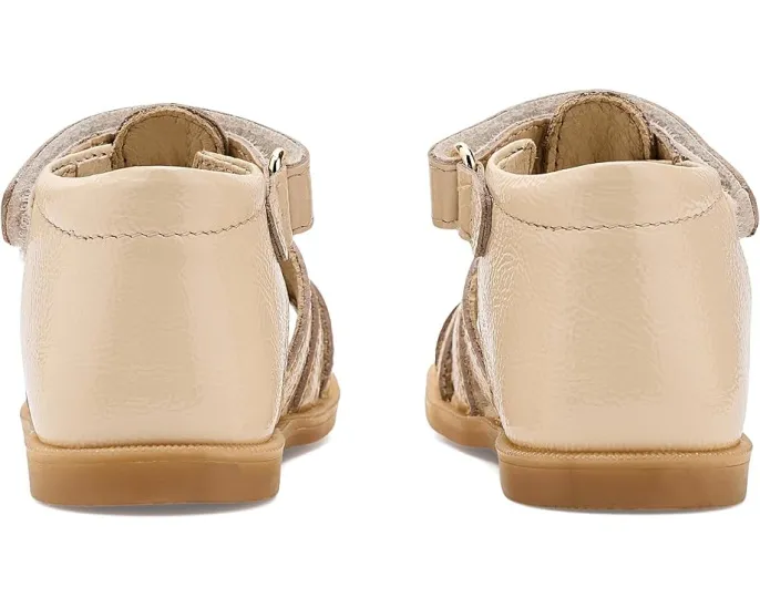 Детские сандалии Falcotto Wakatobi Naturino с блестящим верхом и застежкой на липучке