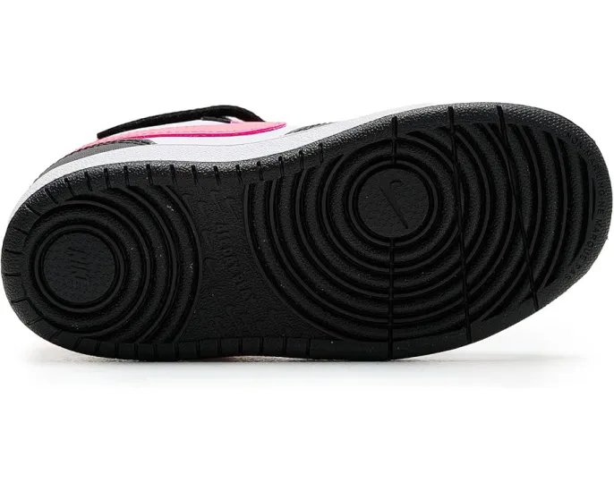 Детские кроссовки Nike Court Borough Mid 2 с застежкой на липучке из кожи