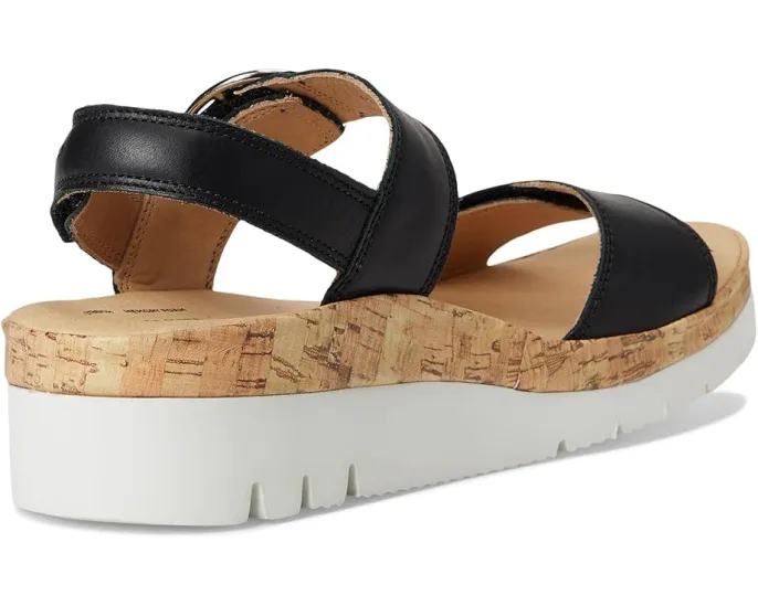 Сандалии Samuel Hubbard Portola Two-Strap с регулируемыми липучками и клиновидным каблуком
