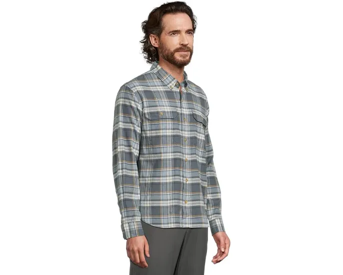 Рубашка Stonecoast Hemp от L.L.Bean с длинным рукавом и слегка приталенным кроем навыпуск