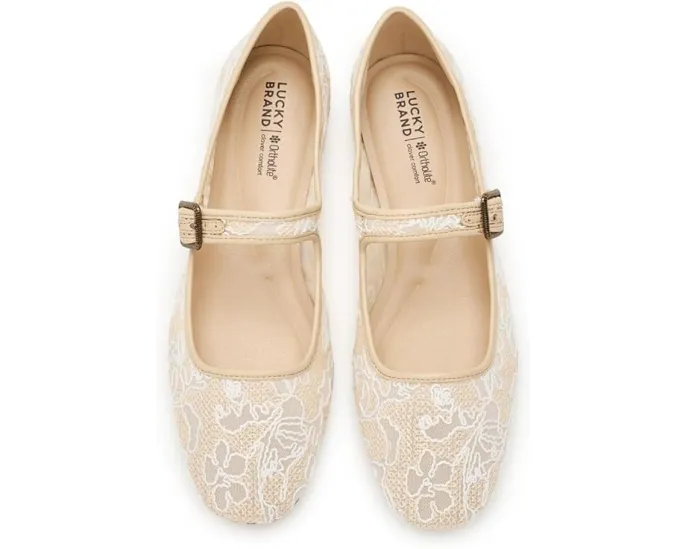 Балетки Lucky Brand Tannyr с цветочным кружевом и ремешком