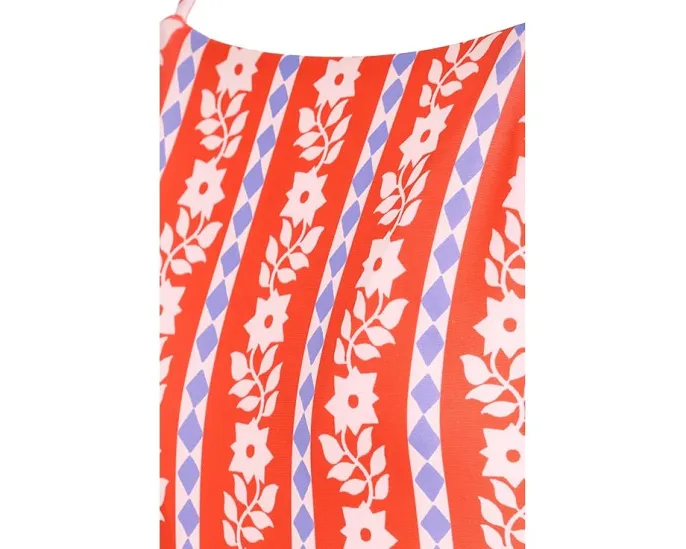 Детский обратный цельный купальник Maaji Kids Vintage Bloom Eagle с квадратным вырезом и регулируемыми бретелями