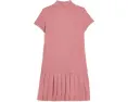 Платье Polo Ralph Lauren плиссе из сетки stretch с поло