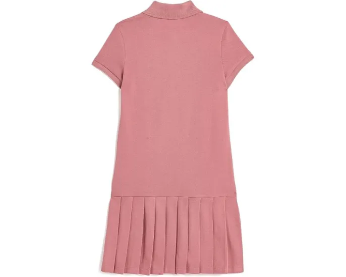 Платье Polo Ralph Lauren плиссе из сетки stretch с поло